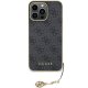 Guess iPhone 15 Pro Max vāciņš 4G Charm, pelēks
