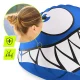 TSUNAMI Shark Kids Silicone Swimming Cap, Blue