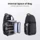 K&F Concept Beta Messenger 10L Photo Backpack, Black