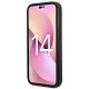 Karl Lagerfeld iPhone 14 Pro Max vāciņš Saffiano Karl\'s Head Patch Sudraba
