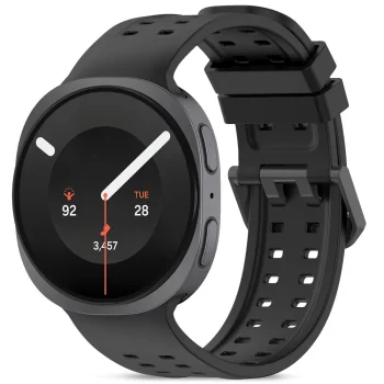 Tech-Protect Silicone Air Strap for Samsung Galaxy Watch (40/44/46 mm) - Black