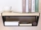 Hanging Metal Basket / Under Shelf Organizer, Black