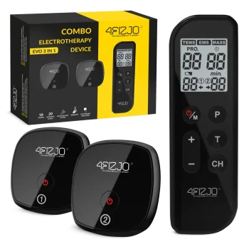 4Fizjo 1706 Wireless Electrostimulator Combo EVO 3 in 1 (TENS, EMS, MASS)