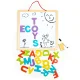 Ecotoys 3in1 Magnetic and Chalk Board with Letters
