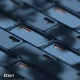 Etteri Silicone Case for Samsung Galaxy S24 FE Dark Blue