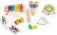 ECOTOYS Wooden Musical Instrument Set for Kids 14 pcs with Bag