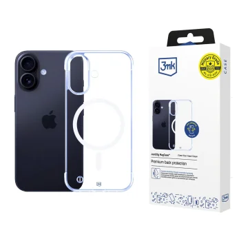 3mk Just20g MagCase for iPhone 16 Plus, Transparent