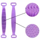 Silicone Back Scrubber and Massager, 70 cm, Blue