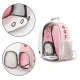 Pet carrier backpack for cat or dog, Petsi, pink