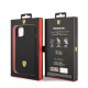 Ferrari Silicone Metal Logo MagSafe Case for iPhone 14 Plus, Black