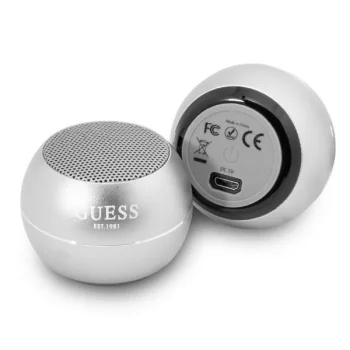 Guess GUWSALGEG Mini Bluetooth Speaker Gray