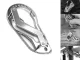 Multifunctional Survival Carabiner Keychain Multitool, 8.5x4.5 cm