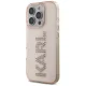 Karl Lagerfeld iPhone 16 Pro Max Case IML Rhinestones Logo, Pink