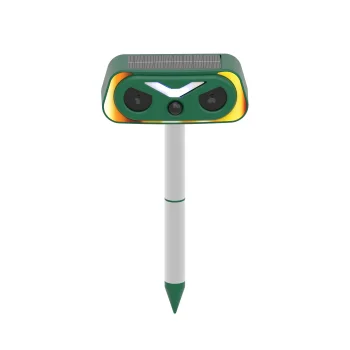 Solar Animal Repeller K751D5 Ultrasonic Motion Activated for Garden and Yard