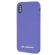 Karl Lagerfeld Silicone Case for iPhone X / Xs, Purple