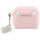 Guess Silicone 4G Charm Case for Apple AirPods Pro 3, Pink