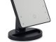 LED Illuminated Cosmetic Makeup Mirror, Black