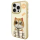 Nimmy Cool&Cute 2.0 Cat dėklas telefonui iPhone 15 Pro, chaki