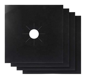 Teflon Gas Stove Burner Protection Mat, 4 pcs.