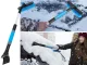 Telescopic Ice Scraper and Snow Brush for Car Windshield, Blue