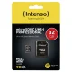 Intenso microSDHC Memory Card 32GB Professional UHS-I U3 V30 Class 10 with SD Adapter