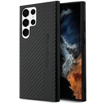 Samsung Galaxy S23 Ultra (SM-S918) AMG Carbon Stripe&Embossed Case Cover (AMHCS23LBLSCA), Black