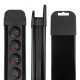 Maclean MCE10 Power Strip with 10 Outlets and 2 Switches, 3680W, 1.5m