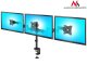 Maclean MC-691 Desk Mount for 3 Monitors, 13\"-27\", 8kg