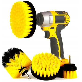 Bakalu Drill Brush Cleaning Attachment Set, 4 Pcs.