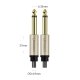 Ugreen Mono TS Jack Audio Cable 6.35mm, 5m, Black | Audio Vads Kabelis