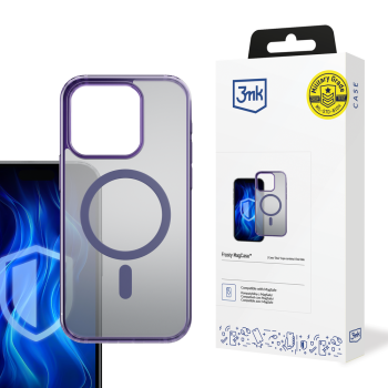 3Mk Protection Frosty MagCase for Apple iPhone 13 Pro Max, Purple