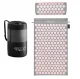 4Fizjo Acupressure Mat with Pillow, Grey/Pink