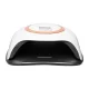 Glow V1 UV LED Nail Lamp 168W, White / Gold