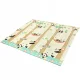 4FIZJO Foldable Baby Play Mat Pandas and Indians, 200 x 180 x 1 cm