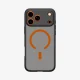 Spigen Ultra Hybrid MagSafe Case for iPhone 17 Pro Max, Black/Orange