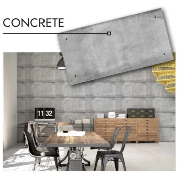Decorative Wall Panel CONCRETE, 500 x 1000 x 3 mm