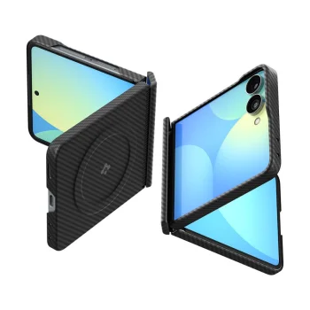 Spigen AirSkin Aramid MagFit Case for Samsung Galaxy Z Flip 8 - Black