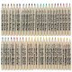 Acrylic Markers for Fabrics Ceramics Glass, 48 Pcs