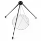 Tripod Campfire Grill Heavy Duty Steel with 22-inch Cooking Grate