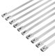Stainless Steel Cable Ties 300x4.6mm, 100 pcs