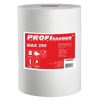 ProfiSauber MAX 250 Nonwoven Industrial Cleaning Cloth Roll, 250 Sheets