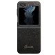 Guess Glitter Script korpuss priekš Samsung Galaxy Z Flip 5 - melns | case for black