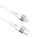 Wozinsky WSTCL1 Lightning / USB-C Cable, 27W, 1m, White