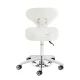 Azzurro 156-F Bump-Up Cosmetic Stool, White