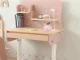 Kids LED Night Light with Organizer and Phone Stand, Pink