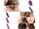 5-in-1 Hair Styler Set (Hair Dryer, Straightener, Curler), Grey-Pink