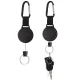 Retractable Keychain with 75 cm Cord Heavy Duty Badge Reel