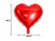 Large Red Heart Foil Balloon for Valentine\'s Day & Anniversaries, Red