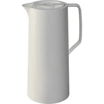 Emsa Motiva Quick Press Insulated Flask 1 L, White