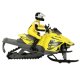 Radiovadāms sniega motocikls REVOLT TG1016 Trail Blazer 2.4GHz Off-Road LED, dzeltens